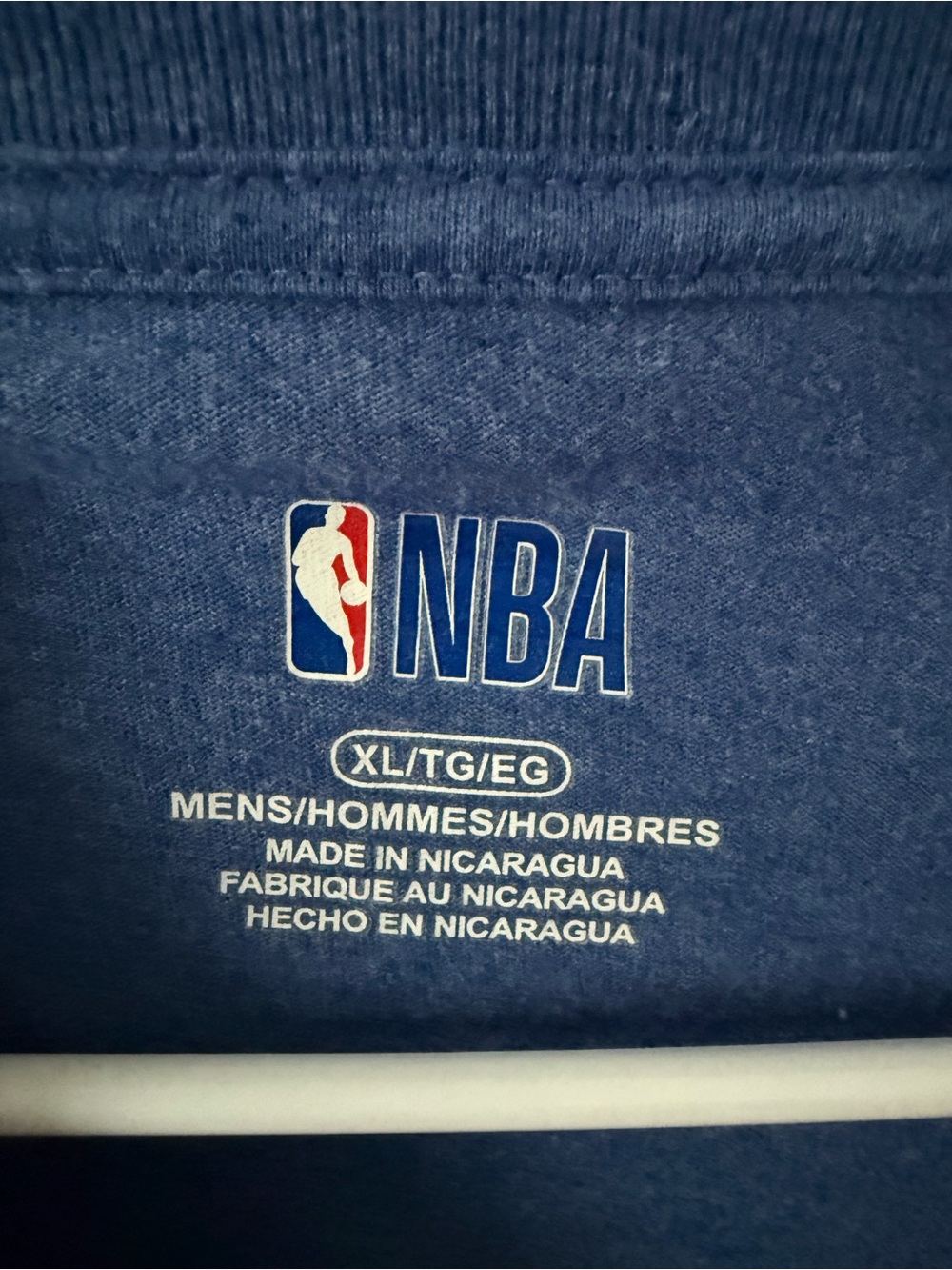 NBA New York Knicks Blue and Orange Short Sleeve Tee Mens XL - Picture 3 of 3